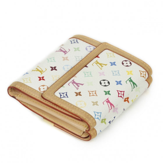 Louis Vuitton Monogram Multicolor Porte-Monnaie Billets Wallet White 5 of 13
