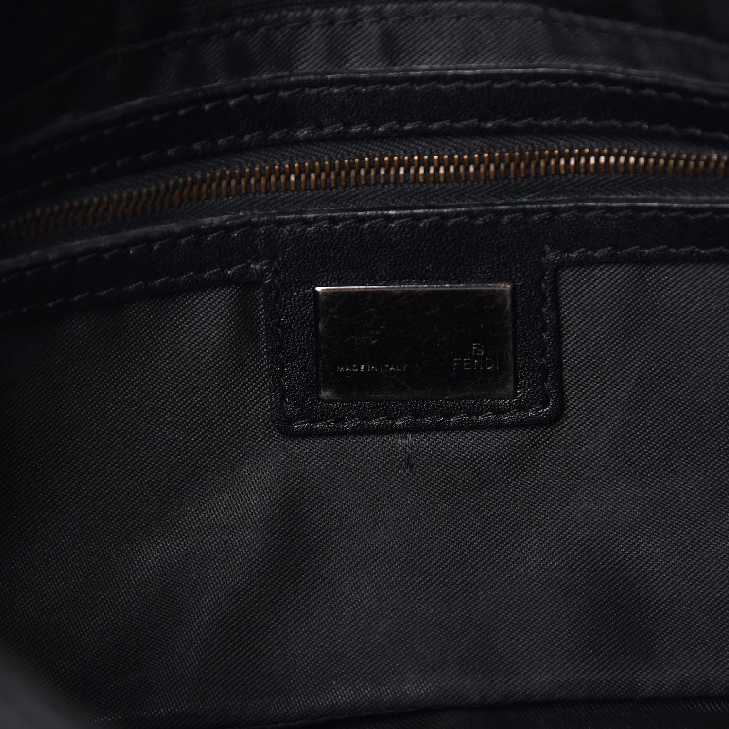 Fendi Nylon Zucca Baguette Black 6 of 14