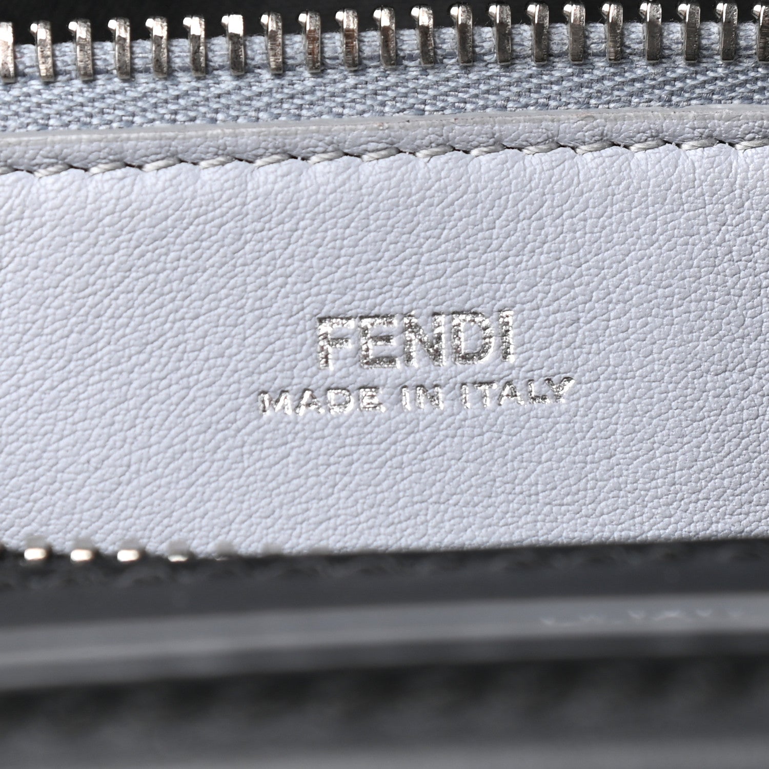 Fendi Vitello Baltico Hypnoteyes Studded Small Dotcom Click Chain Satchel Black 9 of 11