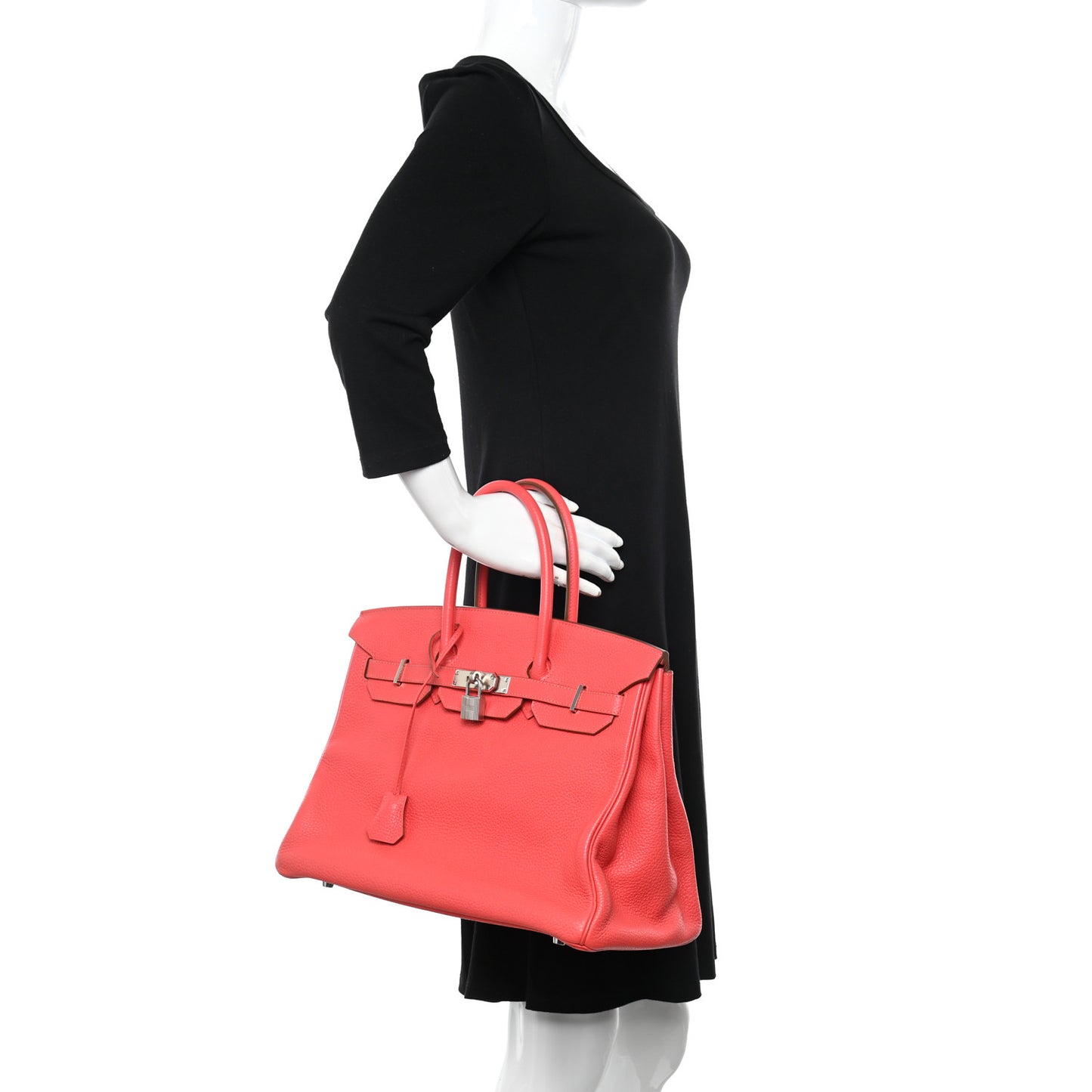 Taurillon Clemence BIRKIN 35 Rose Jaipur