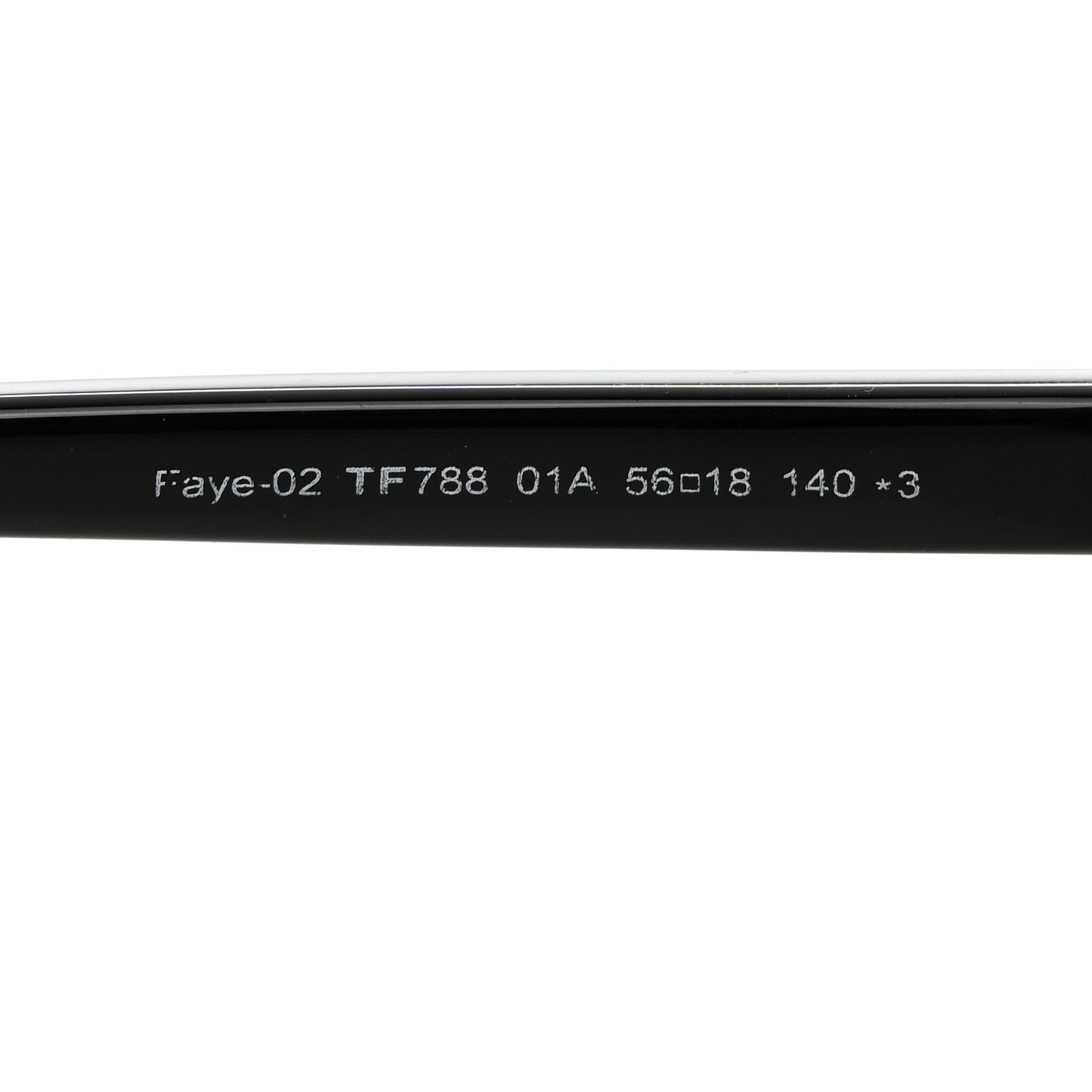 Faye 02 Sunglasses TF788 Black