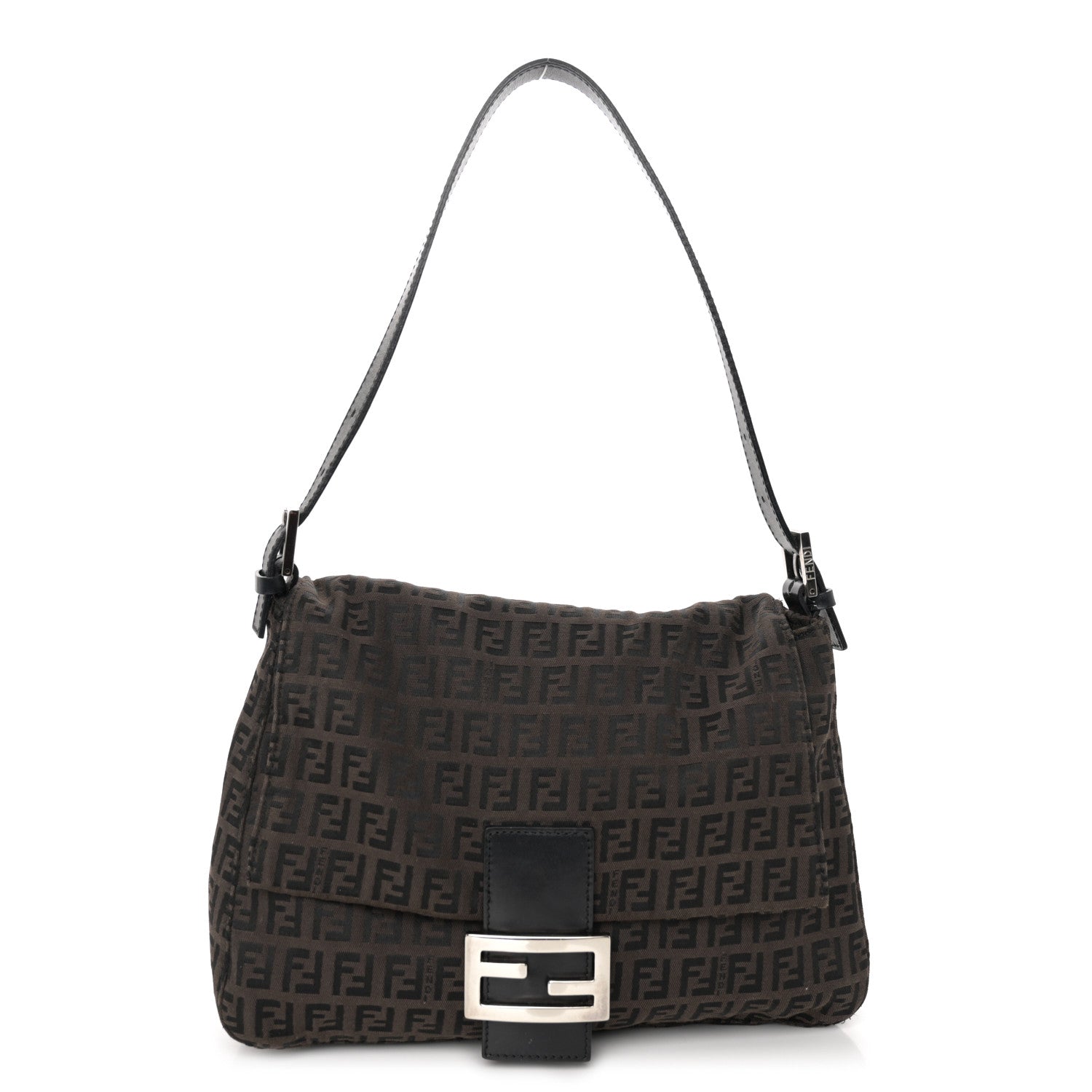 Fendi Zucchino Mama Baguette Tobacco 1 of 12