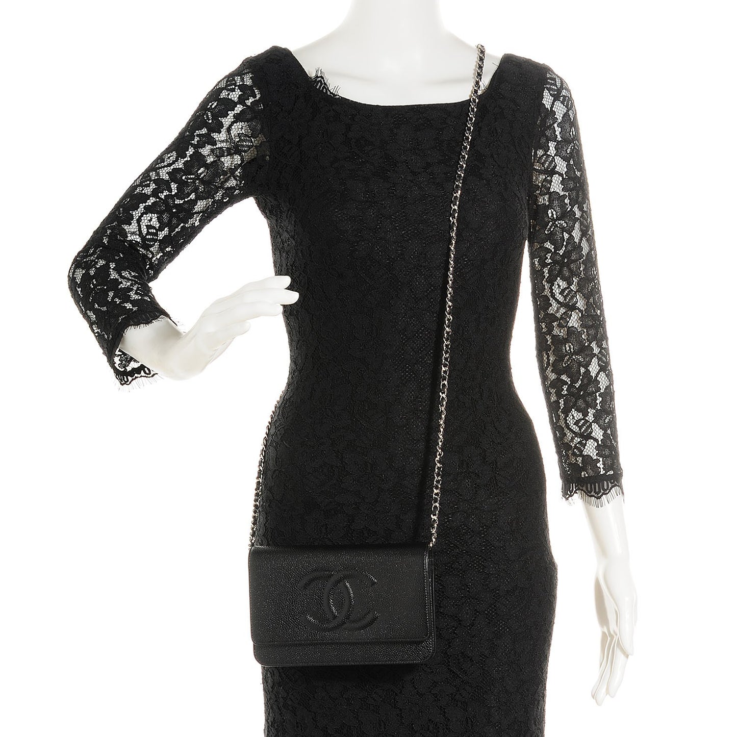 Caviar Timeless CC Wallet On Chain WOC Black