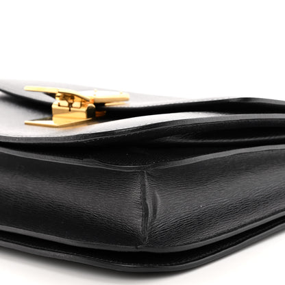 Celine Liege Calfskin Medium Classic Box Flap Bag Black 10 of 11