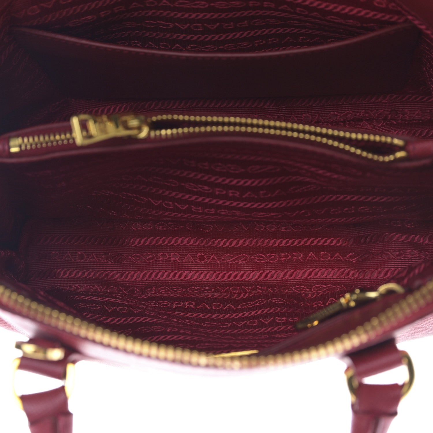 Prada Saffiano Lux Small Promenade Tote Cerise 5 of 9