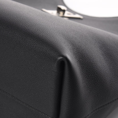 Louis Vuitton Calfskin Lockme Hobo Black 10 of 13