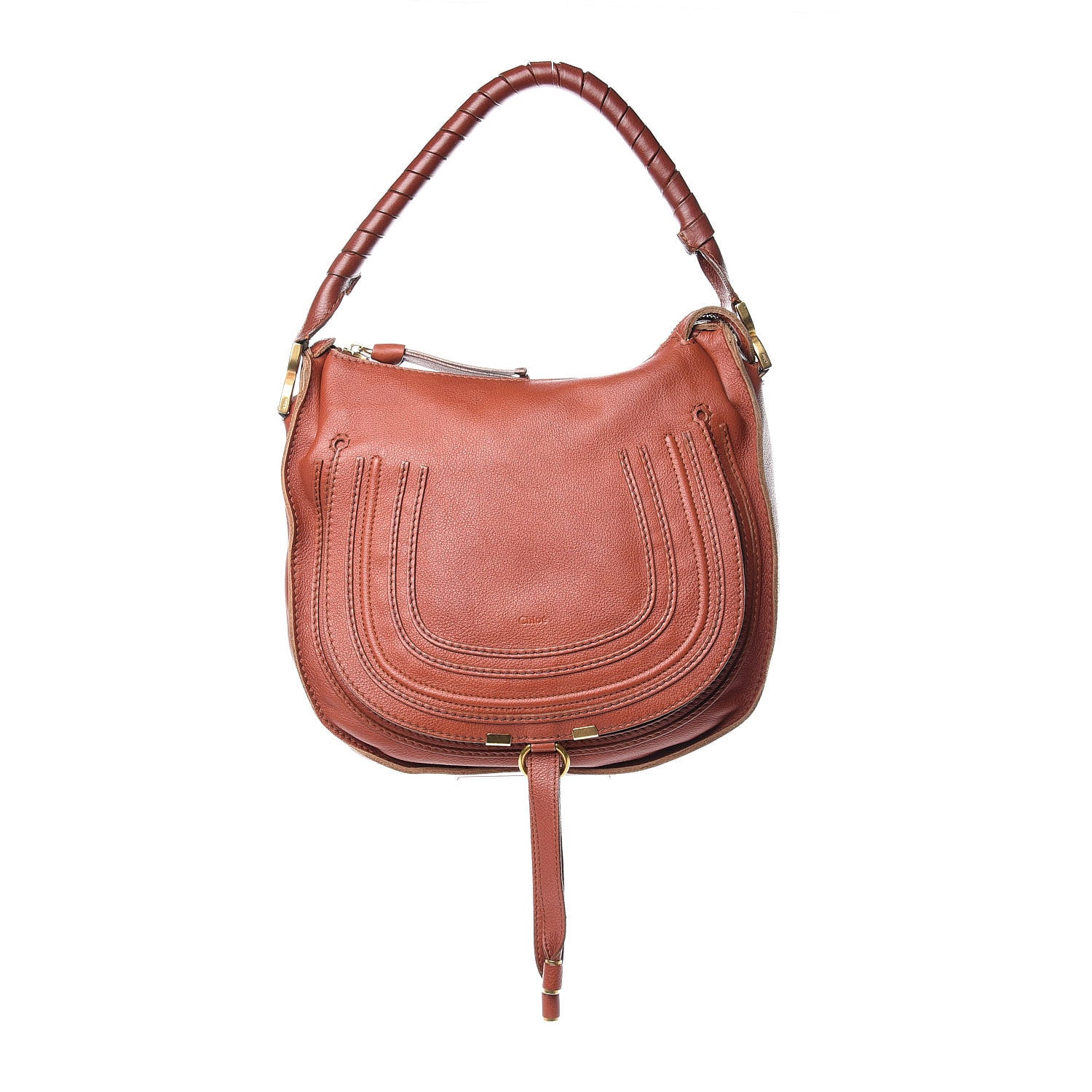 Chloe Calfskin Medium Marcie Hobo Whiskey 1 of 21