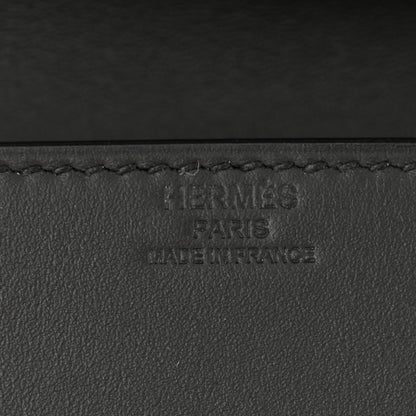 Hermes Swift Shadow Clutch 29 Black 7 of 9
