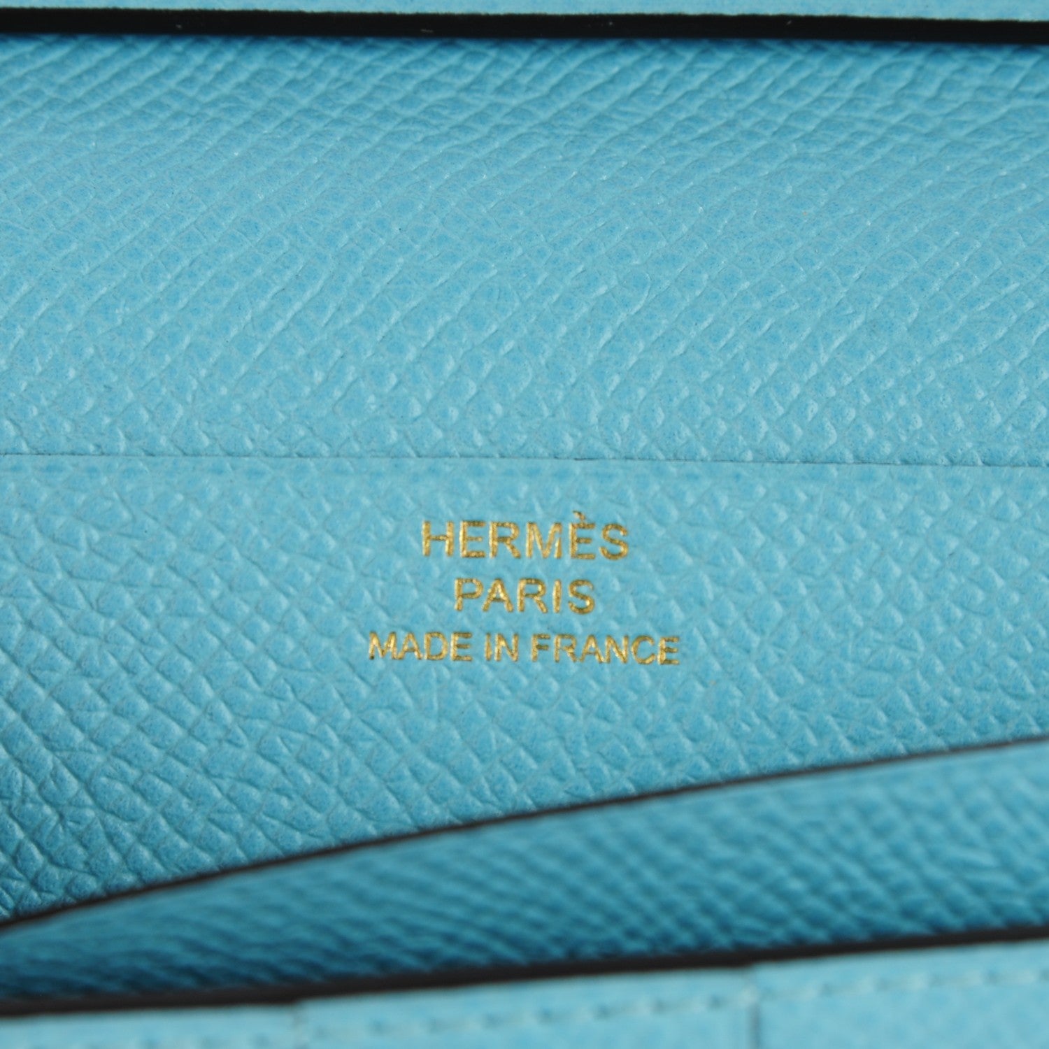 Hermes Epsom Bearn Gusset Wallet Bleu Atoll 6 of 9