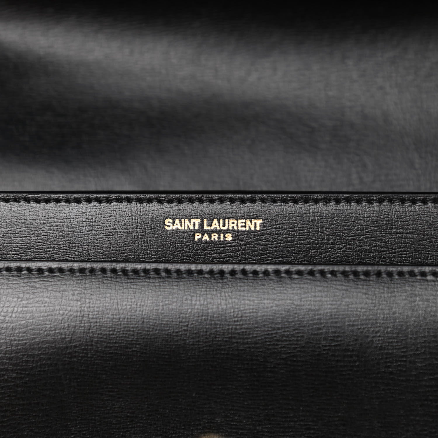 Saint Laurent Calfskin Medium Monogram Sunset Black 7 of 10