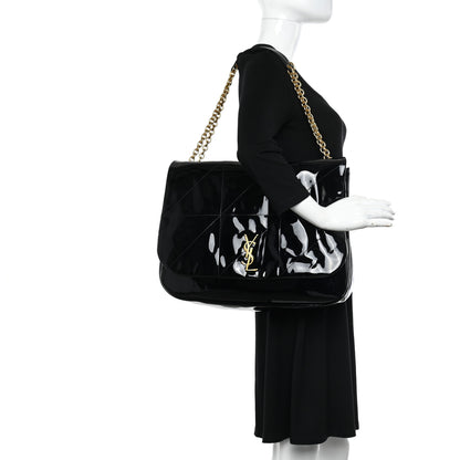 Saint Laurent Patent Matelasse Monogram Large Jamie 4.3 Black 2 of 10