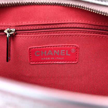 Chanel Iridescent Lambskin Calfskin Quilted Medium Gabrielle Hobo Light Purple 6 of 13