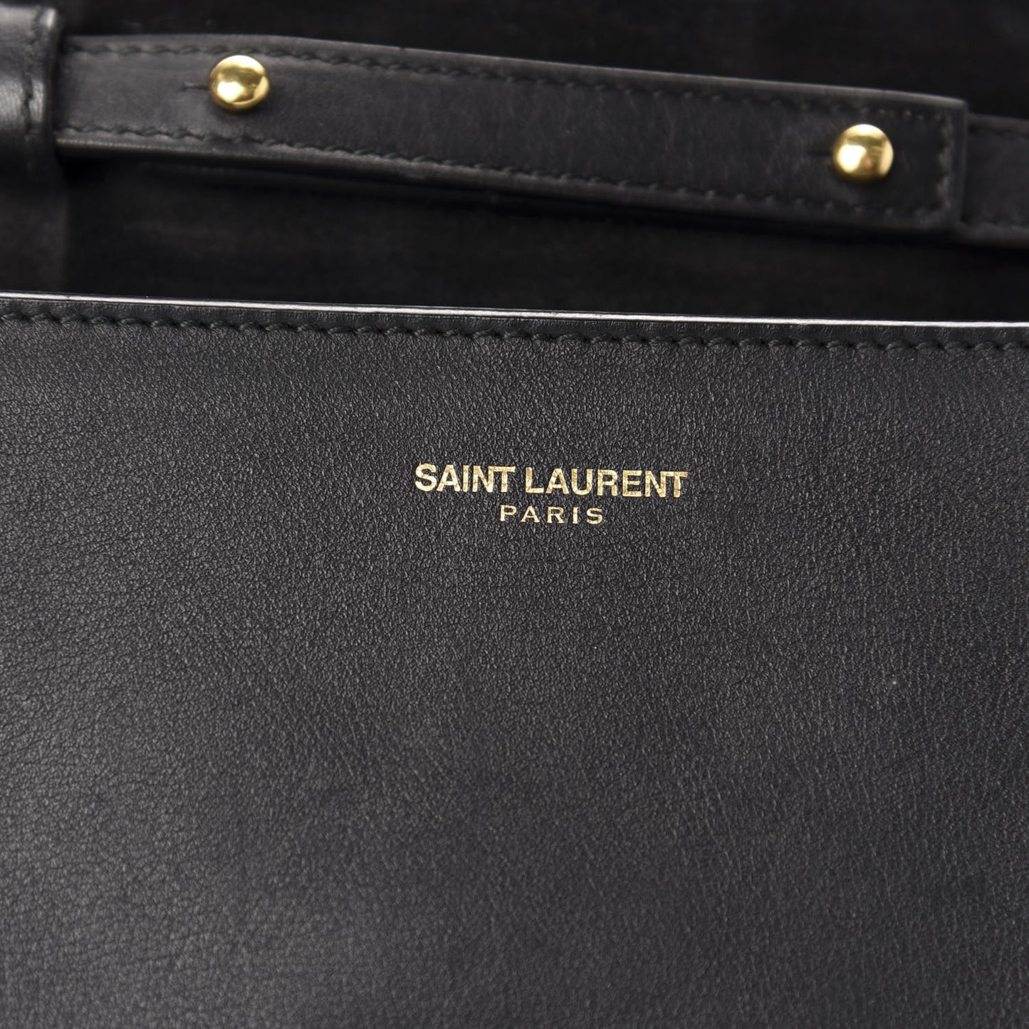 Calfskin Small Classic Y Satchel Bag Black