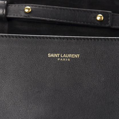 Saint Laurent Calfskin Small Classic Y Satchel Bag Black 9 of 10