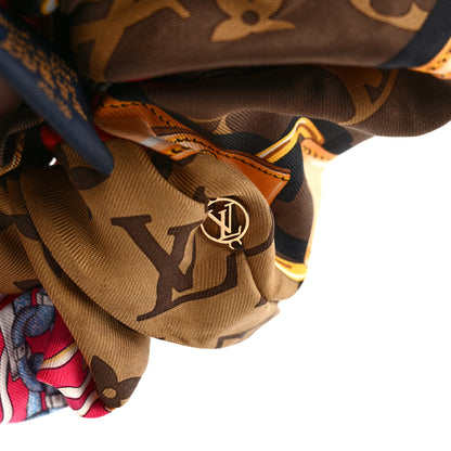 Louis Vuitton Silk Monogram Be Mindful Trop Chou Scrunchie 5 of 6