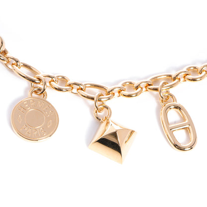 Hermes Permabrass Olga Bag Charm Gold 3 of 6