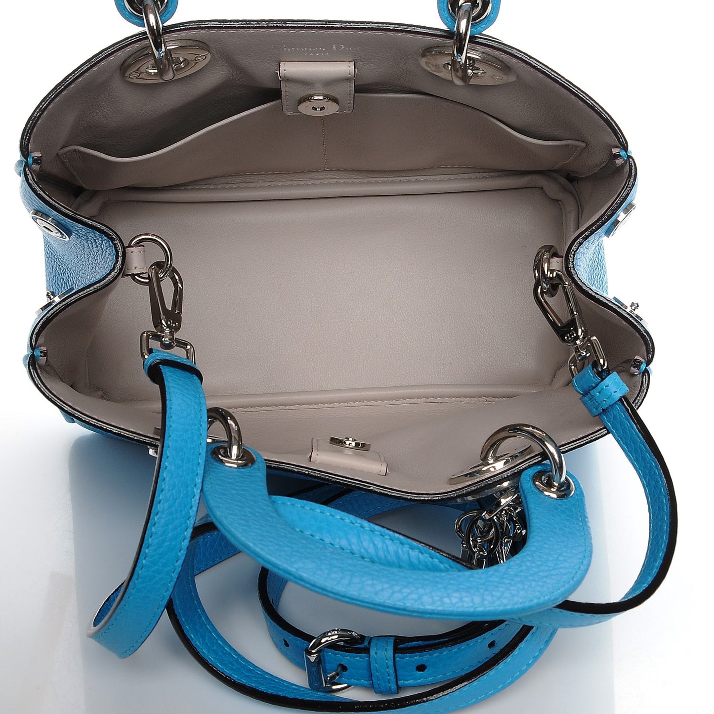 Bullcalf Small Diorissimo Tote Bleu Nosy