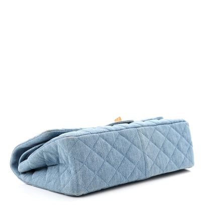 Chanel Denim Quilted 2.55 Reissue 226 Flap Light Blue 4 of 12