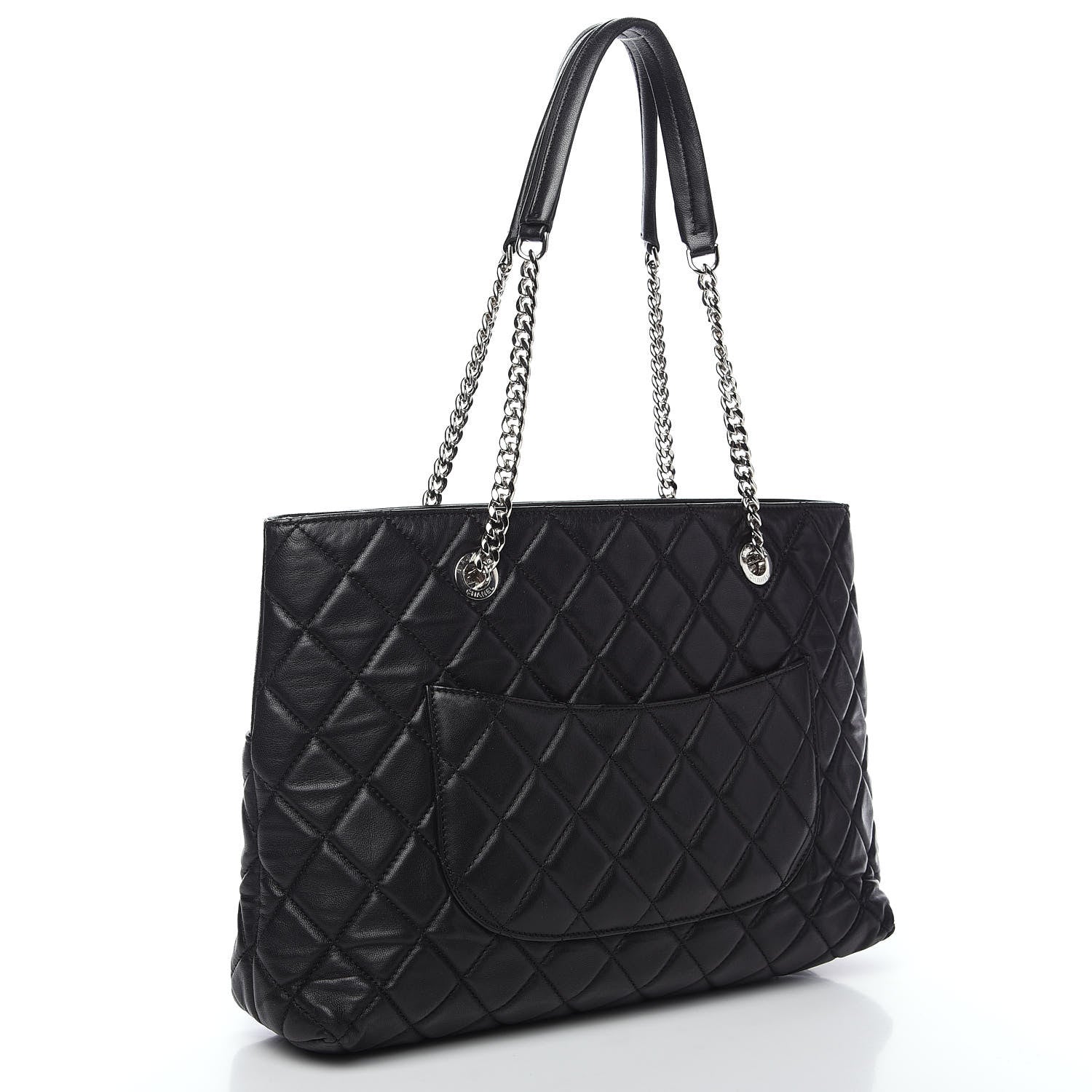 Chanel Lambskin Quilted Medium Urban Delight Tote Black 2 of 14