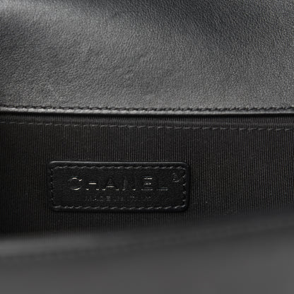 Chanel Calfskin Quilted Medium Boy Flap Black 8 of 11
