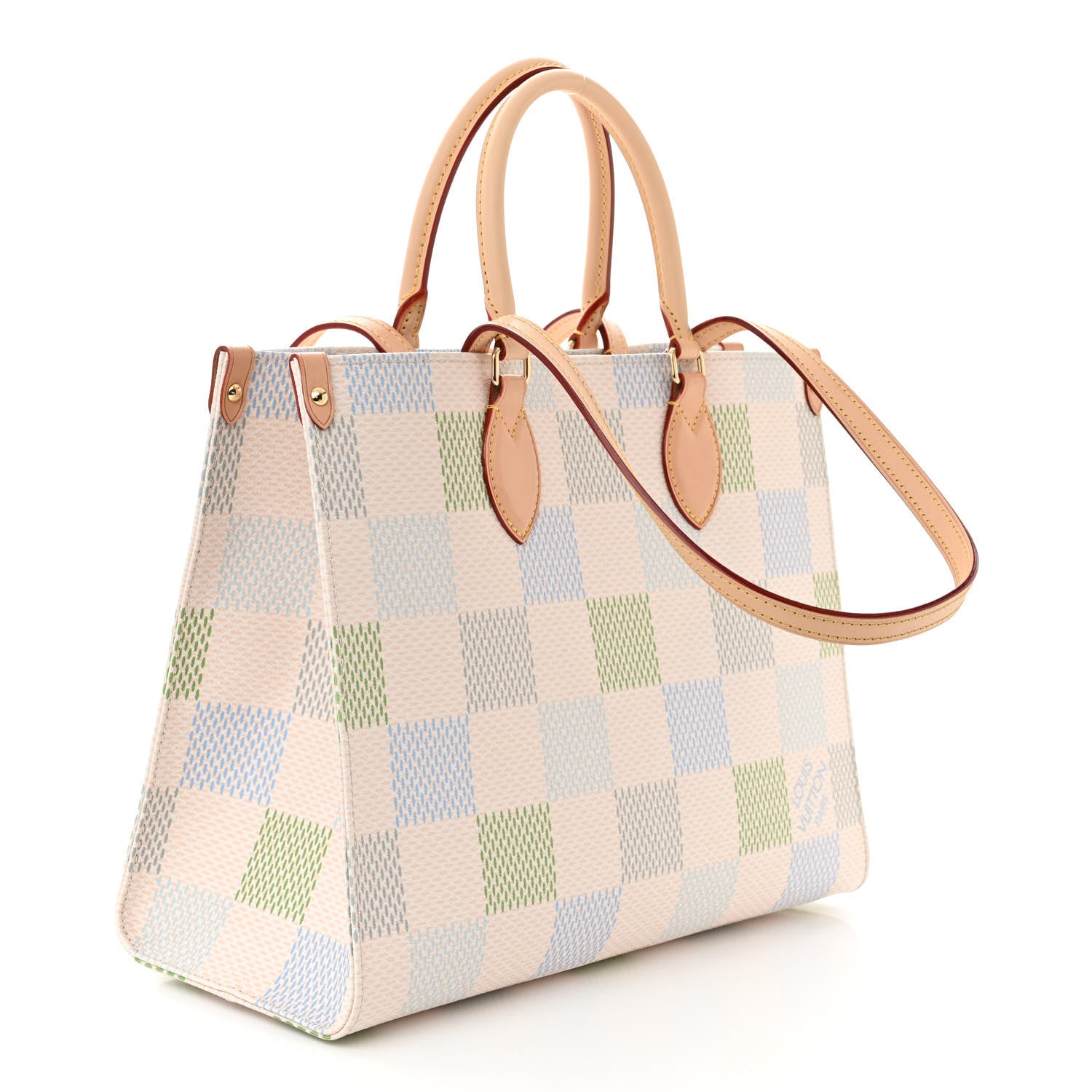 Louis Vuitton Damier Giant Onthego MM Pistachio 3 of 9