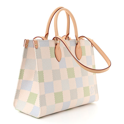 Louis Vuitton Damier Giant Onthego MM Pistachio 3 of 9