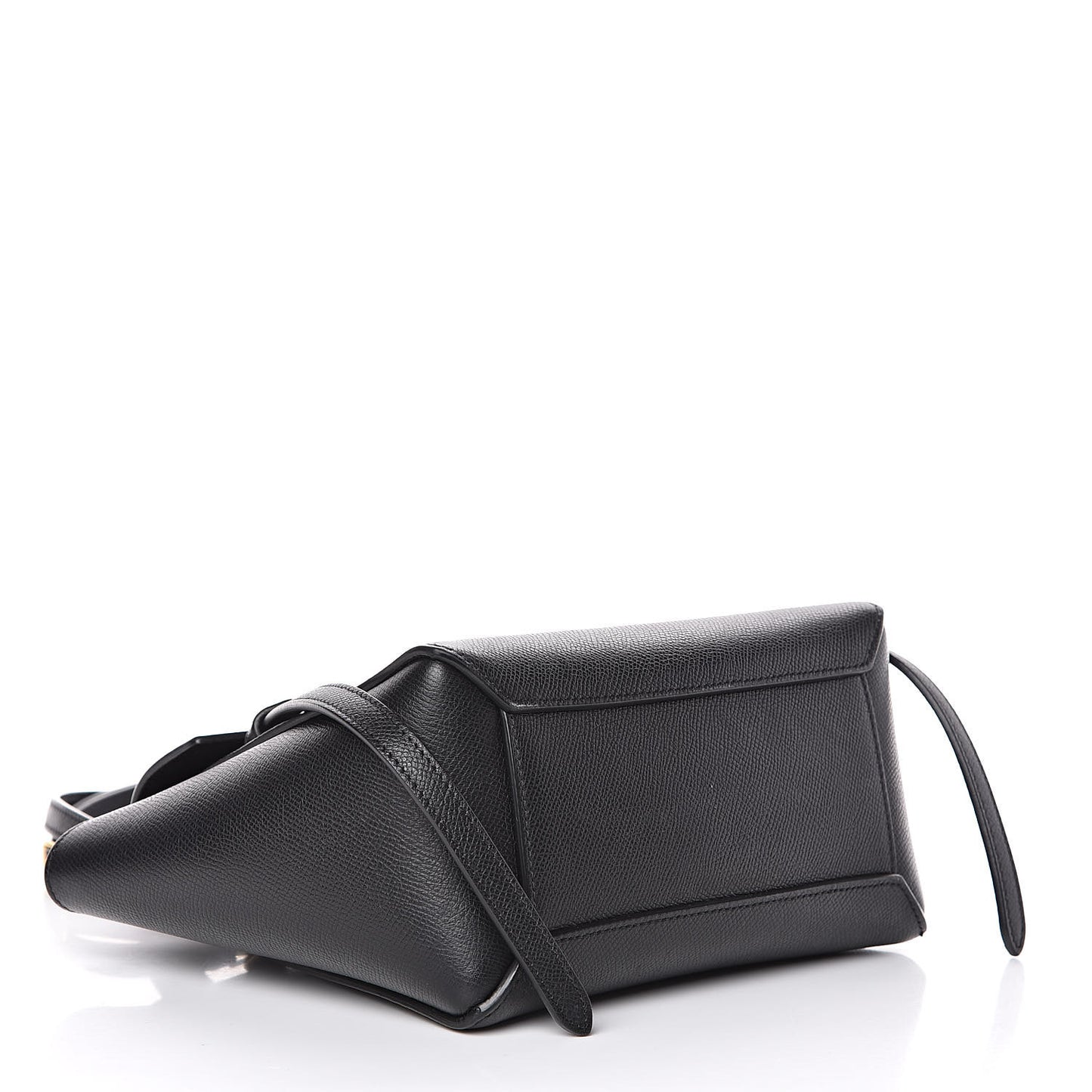 Grained Calfskin Nano Belt Bag Black