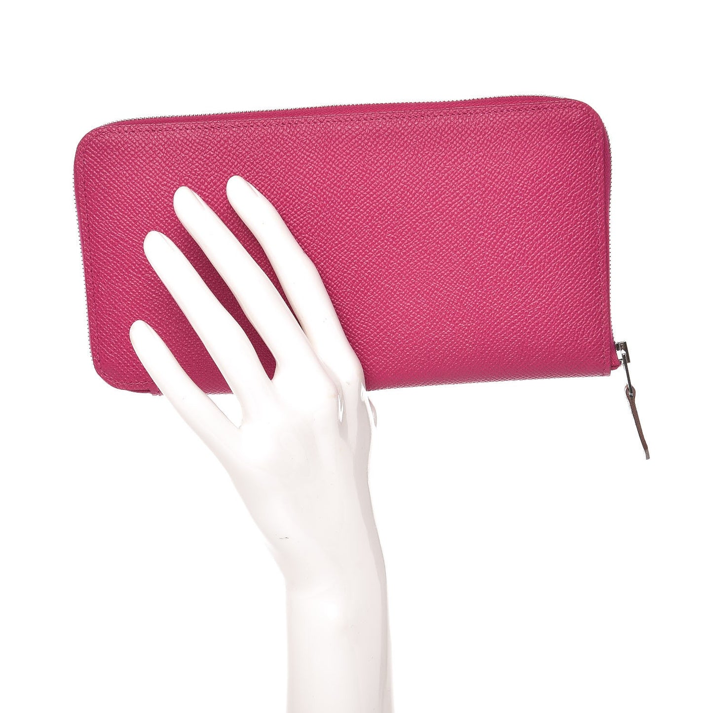 Epsom Silk'In Wallet Rose Pourpre Bleu Lin