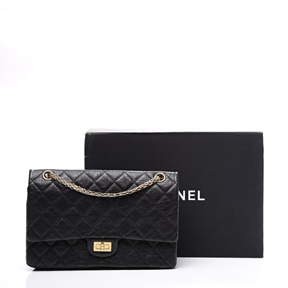 Chanel Aged Calfskin Quilted 2.55 Reissue 226 Flap Black 10 of 10
