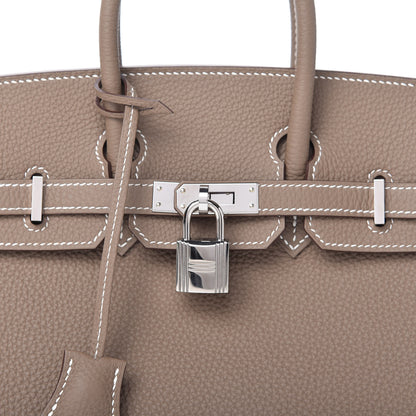Hermes Togo Birkin 25 Etoupe 10 of 11