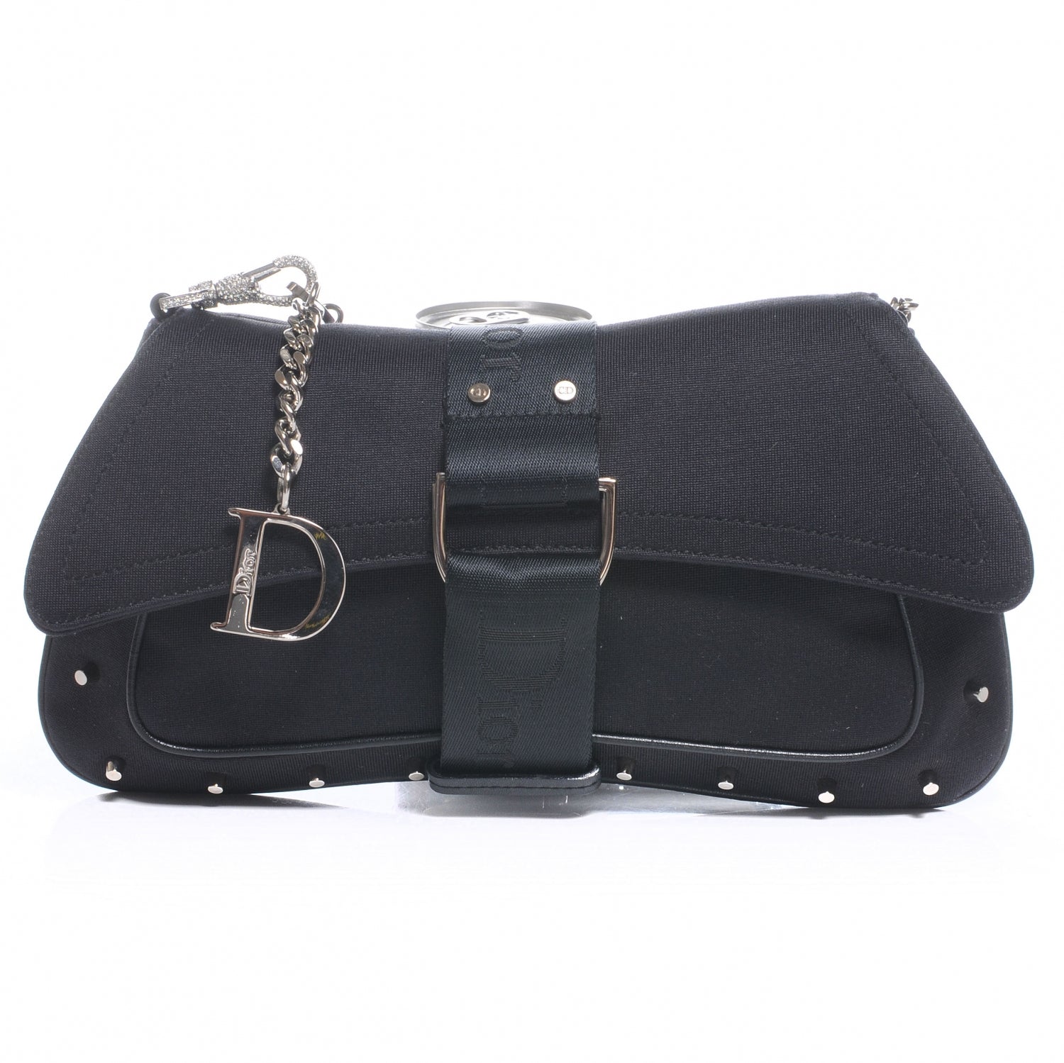 Christian Dior Silk Jersey Hardcore Bag Black 1 of 7