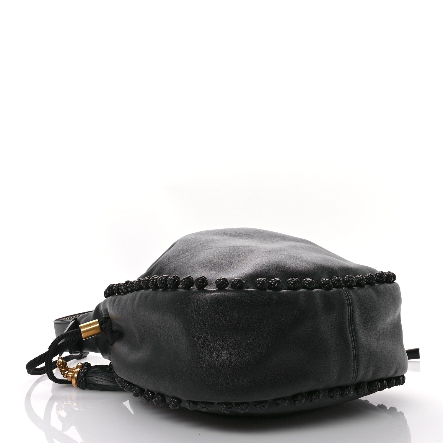Christian Dior Lambskin Bucket Bag Black 4 of 11