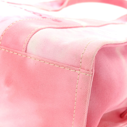 Marc Jacobs Cotton Canvas Medium The Traveler Tote Bag Tie Dye Pink 11 of 15