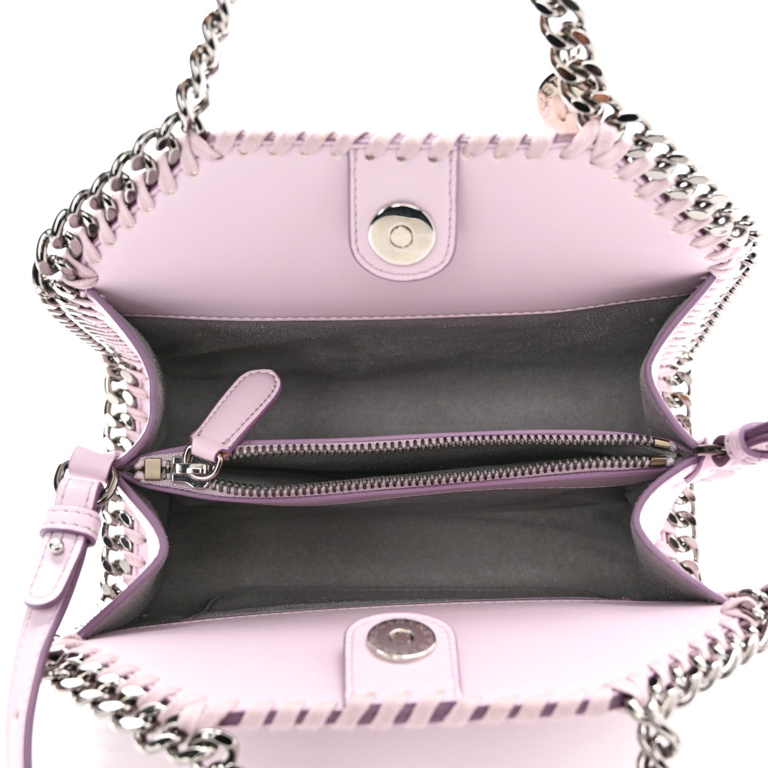 Stella McCartney ; STELLA MCCARTNEY Eco Alter Nappa Mini Falabella Box Top Handle Bag Pink 5 of 9
