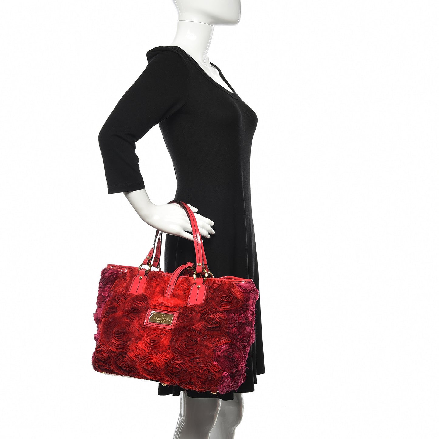 Silk Patent Rosier Tote Pink