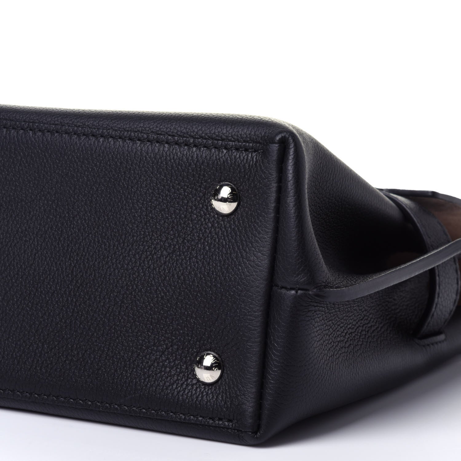 Louis Vuitton Calfskin Lockme Ever BB Black 8 of 10
