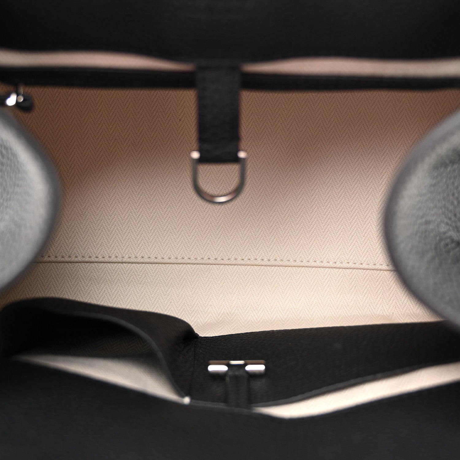 The Row Matte Grained Calfskin Soft Margaux 12 Black 5 of 9