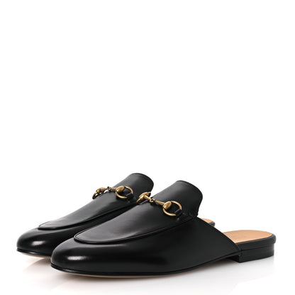 Gucci Calfskin Womens Princetown Slippers 39.5 Black 4 of 12