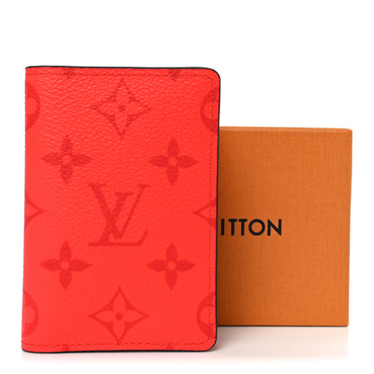 Louis Vuitton Taigarama Pocket Organizer NM Fire Red 7 of 7