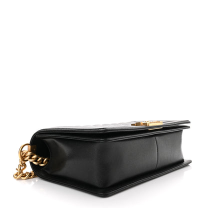 Chanel Caviar Quilted New Medium Boy Flap Black 3 of 9