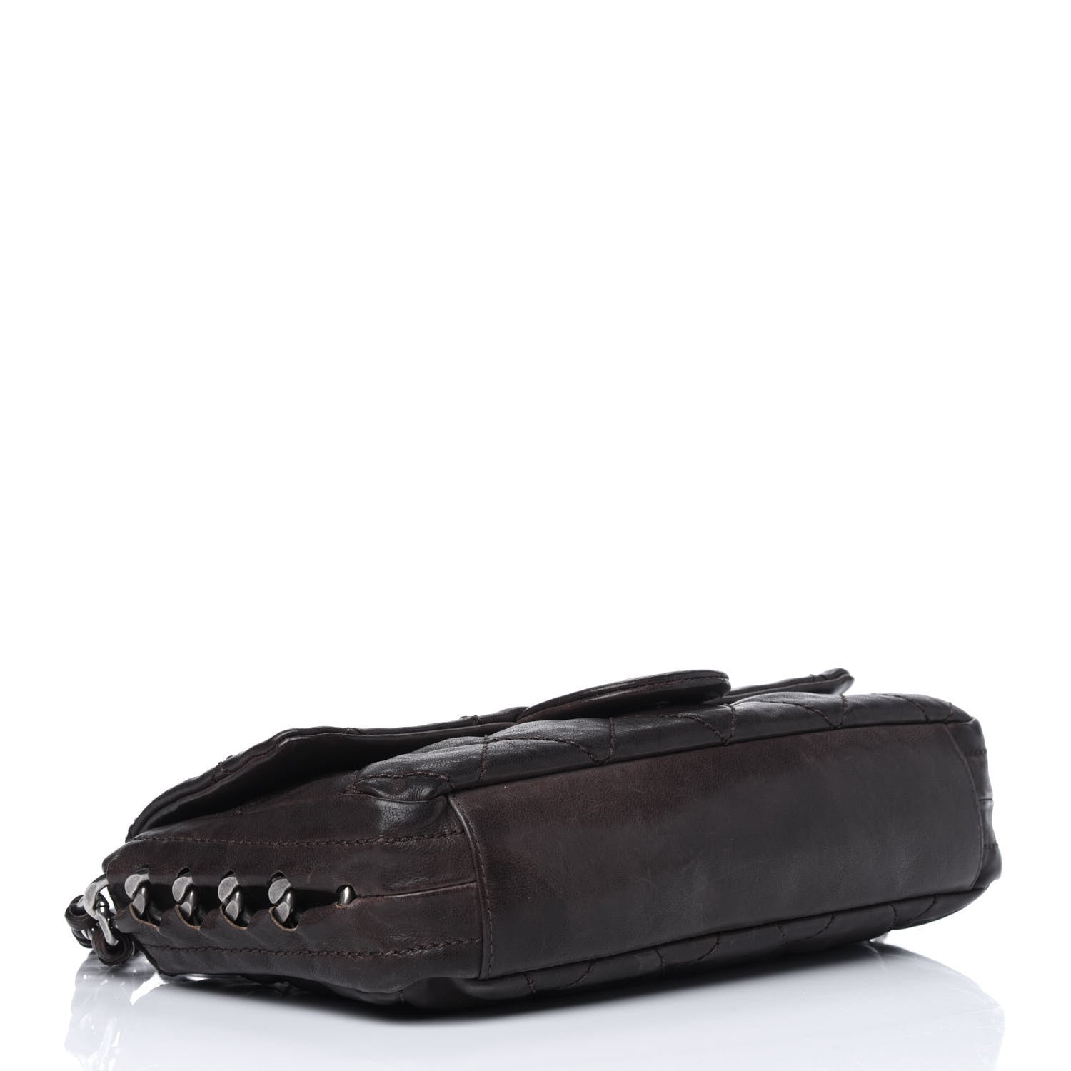 Chanel Calfskin Quilted Modern Chain Flap Brown 4 of 23