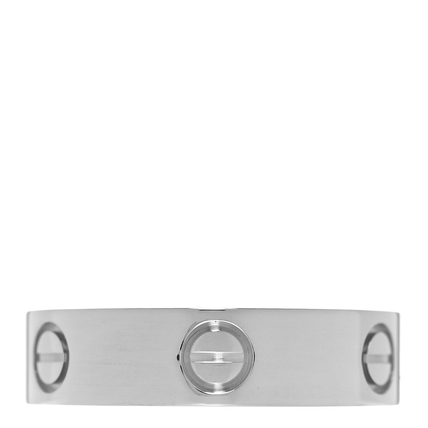 18K White Gold 5.5mm LOVE Ring 59 8.75