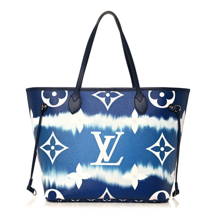 Louis Vuitton Monogram Escale Neverfull MM Blue 1 of 17