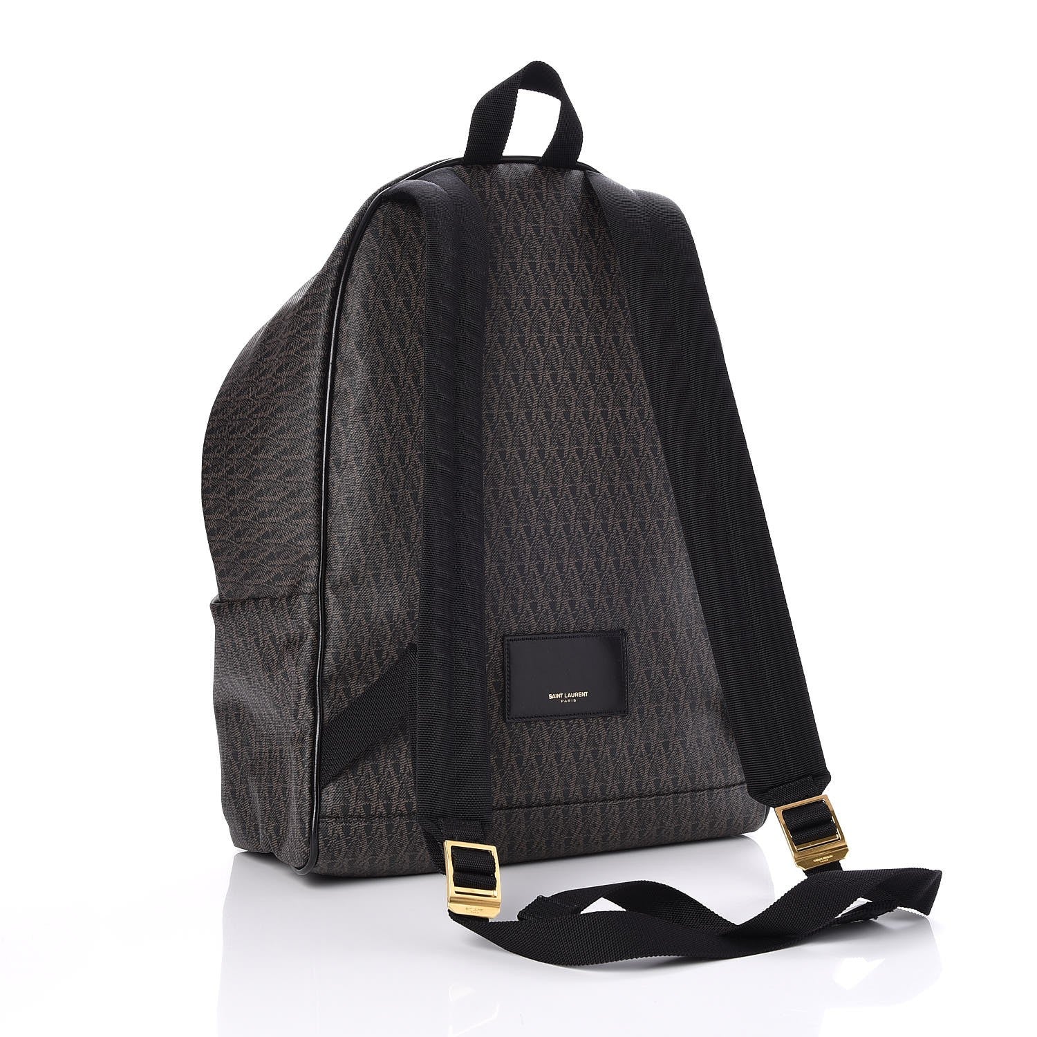 Saint Laurent Toile Classic Monogram Backpack Black 3 of 7