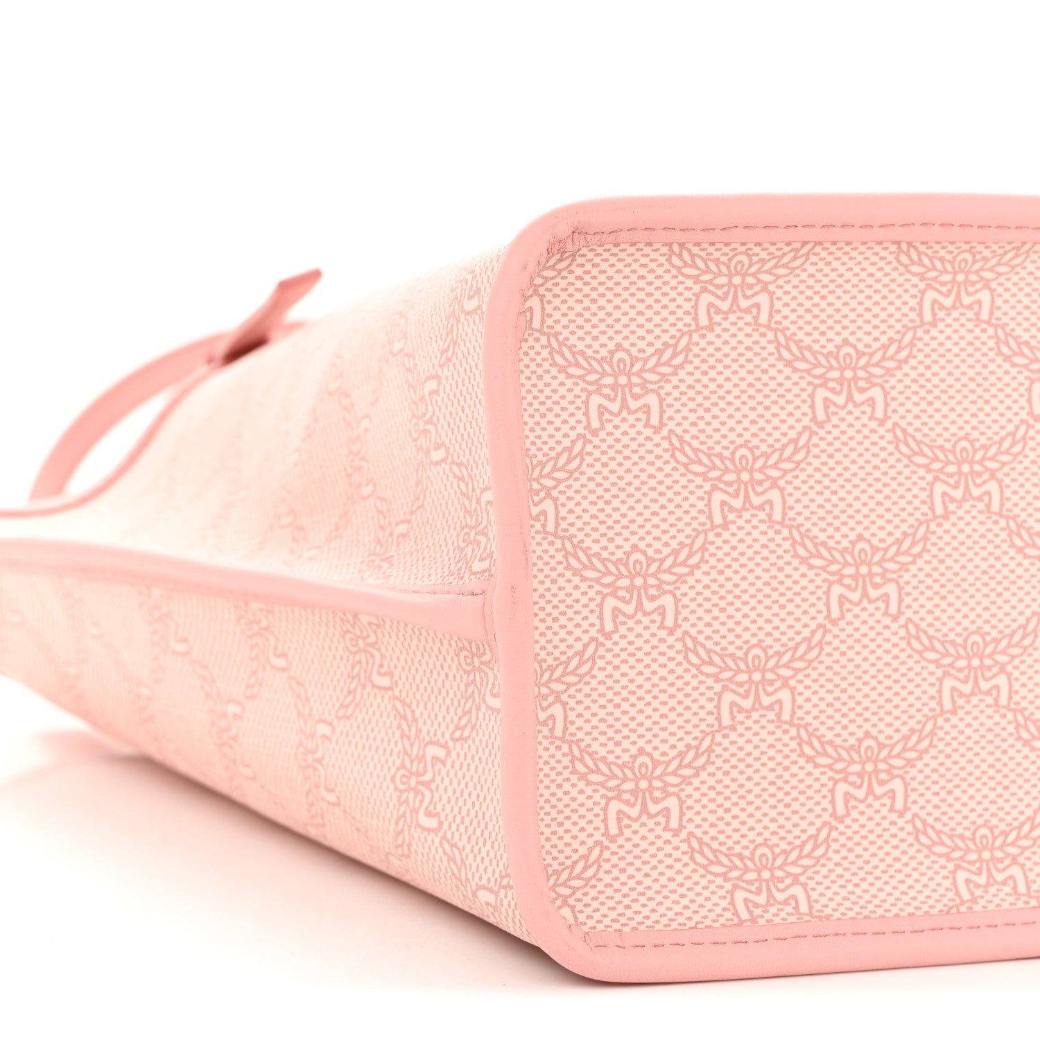 MCM Lauretos Nappa MIni Himmel Shopper Tote Silver Pink 8 of 11