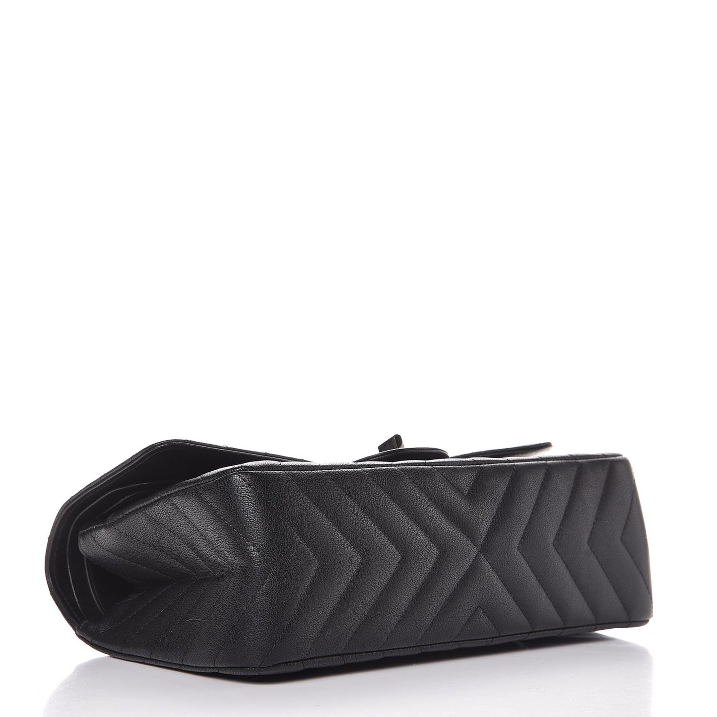 Sheepskin Chevron Quilted 2.55 Reissue 225 Double Flap So Black