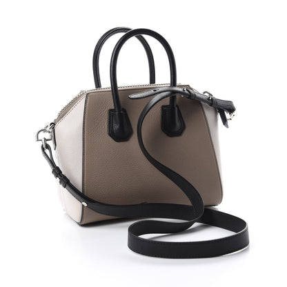 Givenchy Sugar Goatskin Mini Tri-Color Antigona Linen 3 of 13