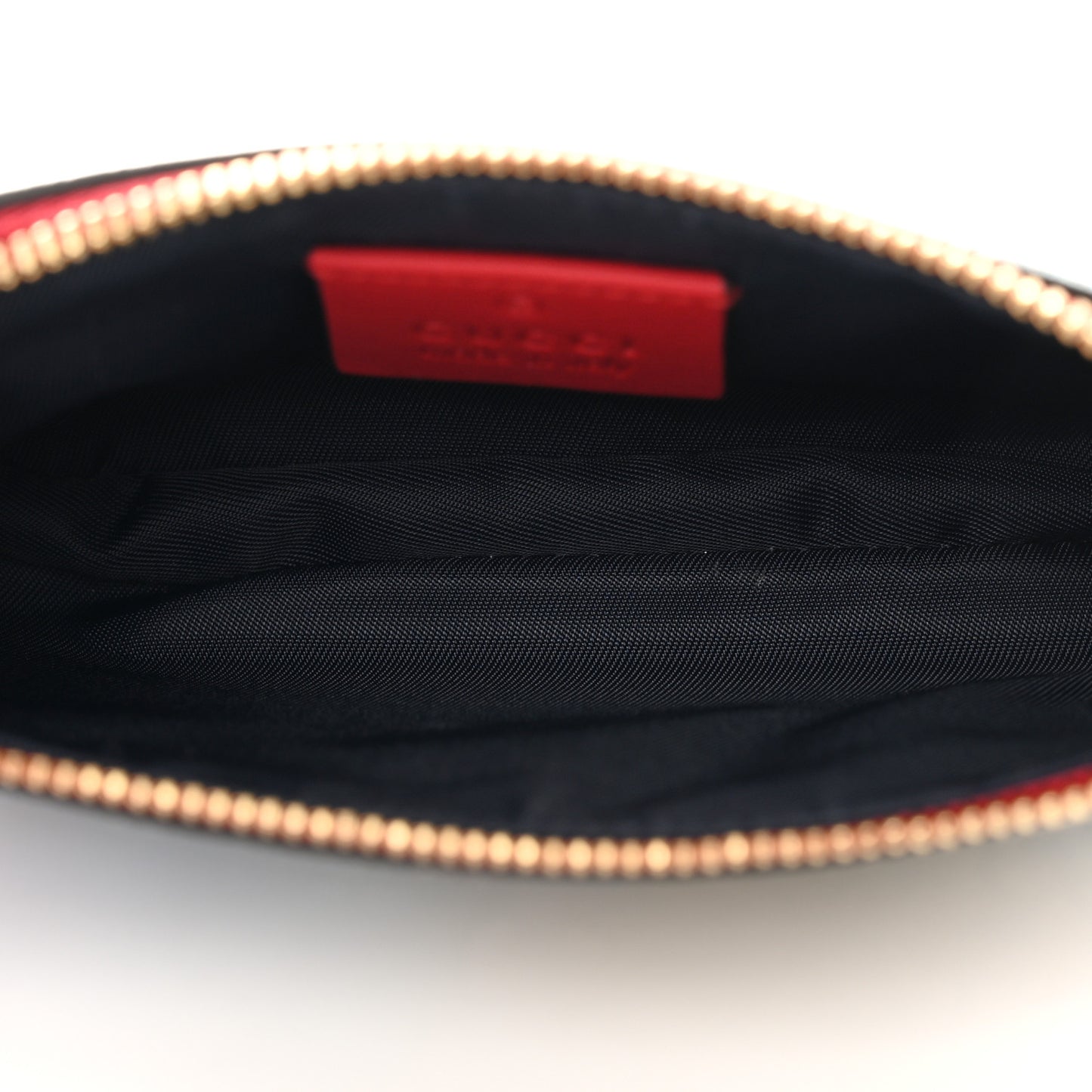 GG Supreme Monogram Blooms Mini Chain Bag Beige Blue Navy Hibiscus Red