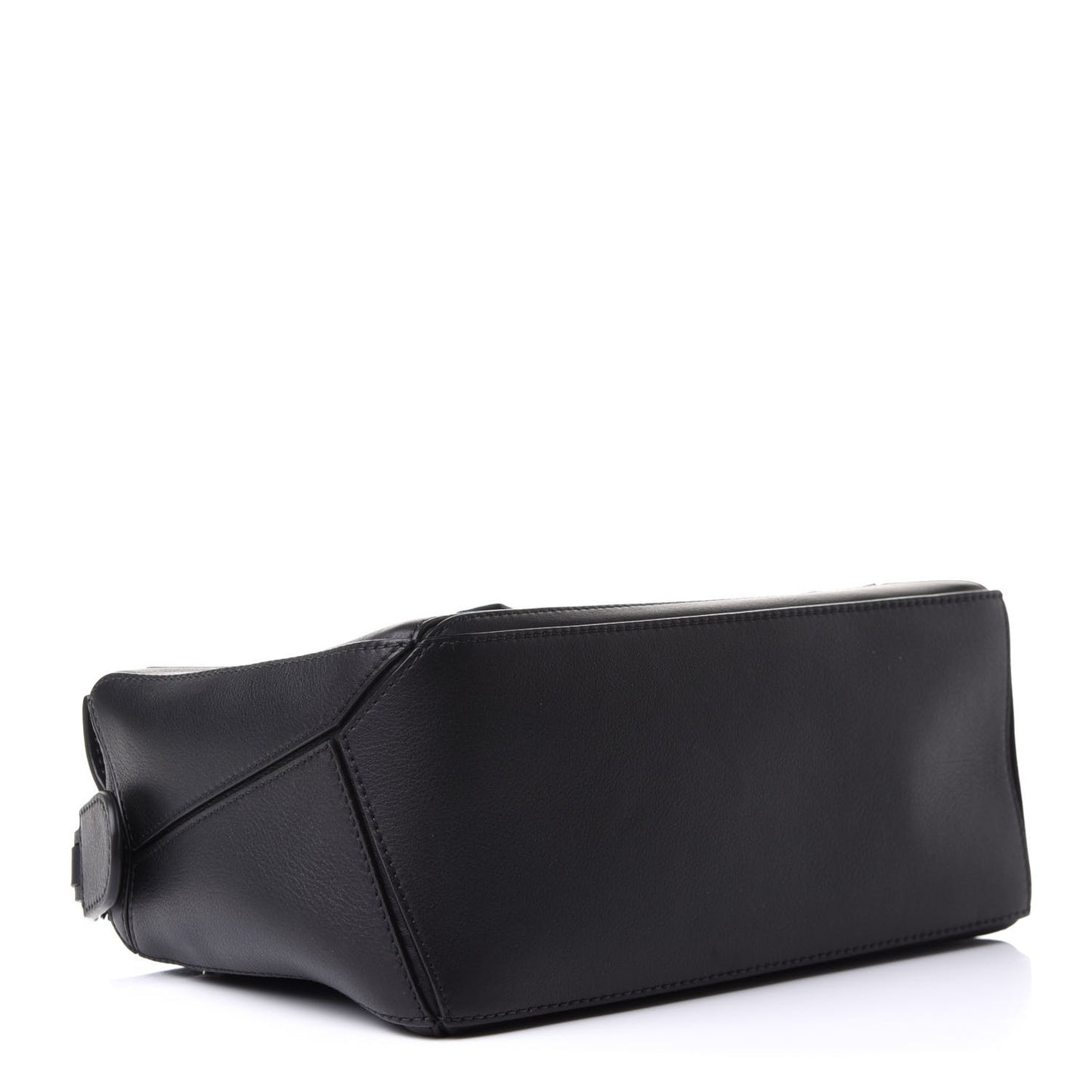 Calfskin Small Puzzle Bag Black