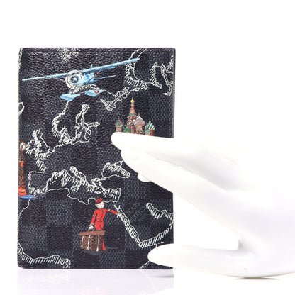 Louis Vuitton Damier Graphite Map Passport Cover 2 of 9